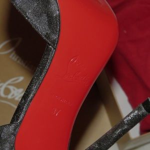 Christian Louboutin sparkly heels
